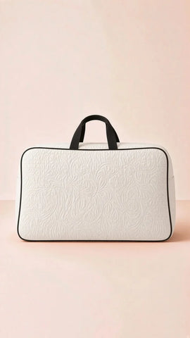 Signature Carry Ease Quilted Bag - Storage & Travelling Bag [White]