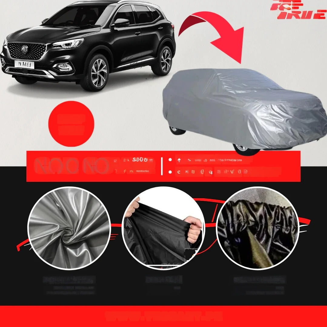 MG HS 2020-2023 Car Top Cover - Waterproof & Dustproof Silver Spray Coated + Free Bag