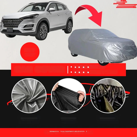 Hyundai Tucson 2020-2023 Car Top Cover - Waterproof & Dustproof Silver Spray Coated + Free Bag