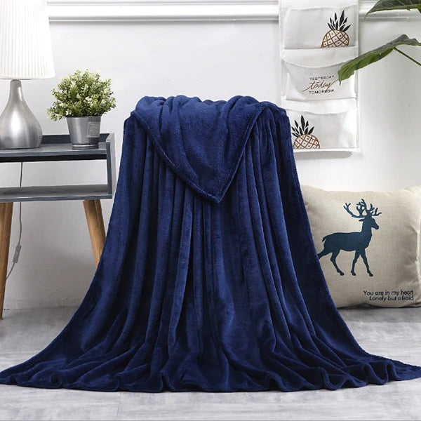 Thermal Soft AC Throw Blanket - Blue