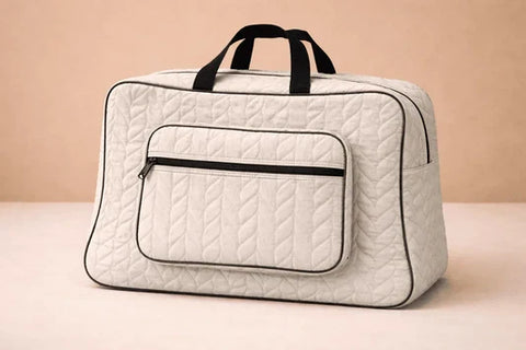 Signature Carry Ease Quilted Bag - Storage & Travelling Bag [White]