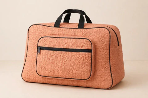 SSignature Carry Ease Quilted Bag - Storage & Travelling Bag [Orange]