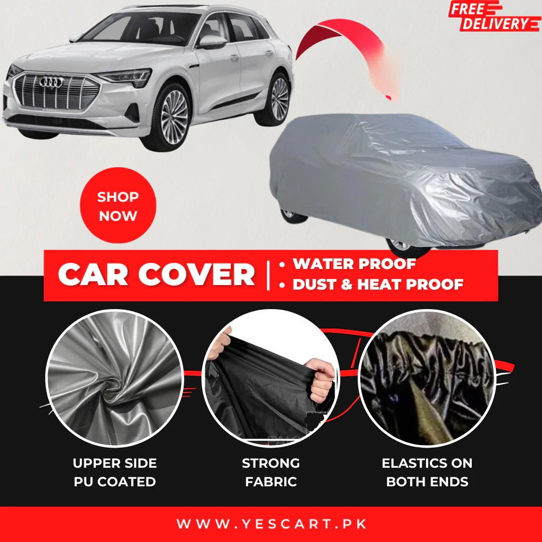 Audi E Tron 2020-2023 Car Top Cover - Waterproof & Dustproof Silver Spray Coated + Free Bag