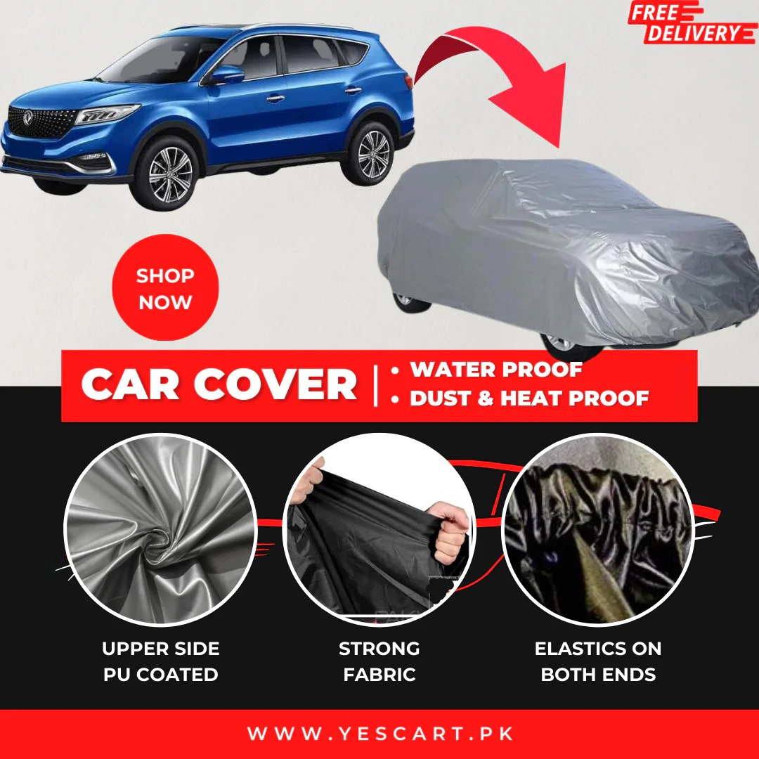DFSK Glory 2018-2023 Car Top Cover - Waterproof & Dustproof Silver Spray Coated + Free Bag