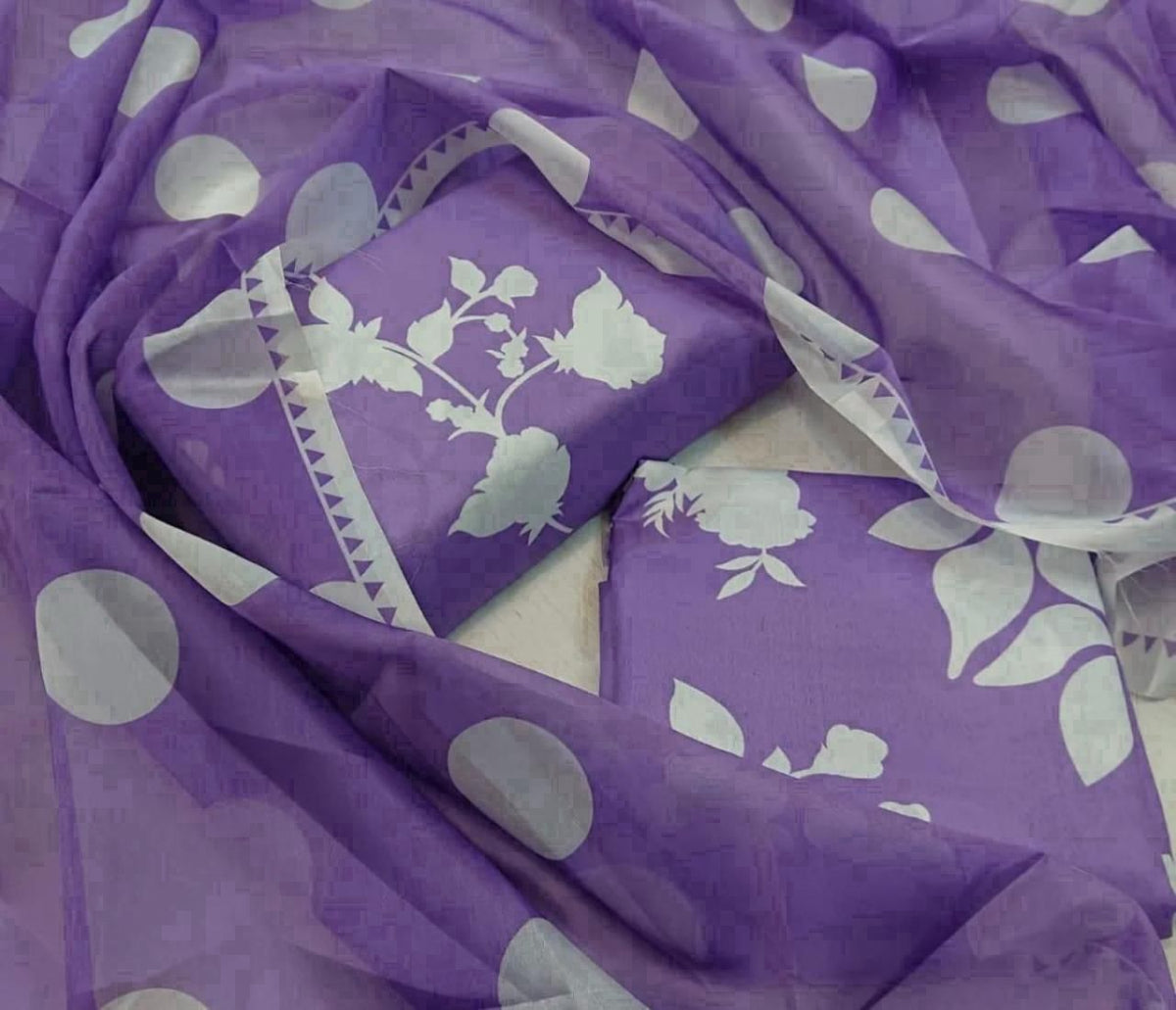 Swiss Digital Print 3Pc Dress Silk Duppta SW-08
