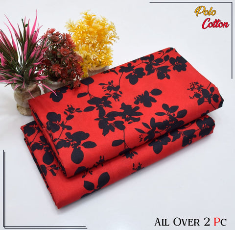 2 PC SUMMER PRINTED POLO COTTON 132
