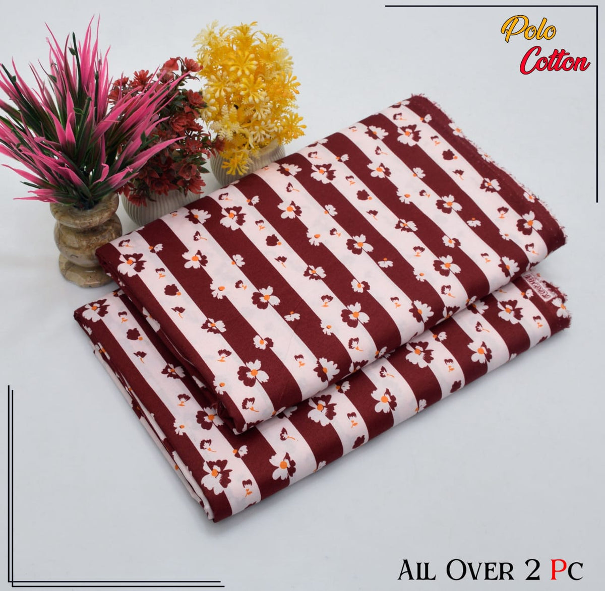 2 PC SUMMER PRINTED POLO COTTON 131