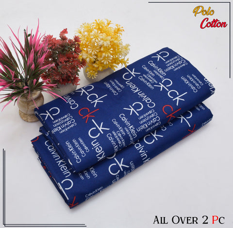 2 PC SUMMER PRINTED POLO COTTON 126