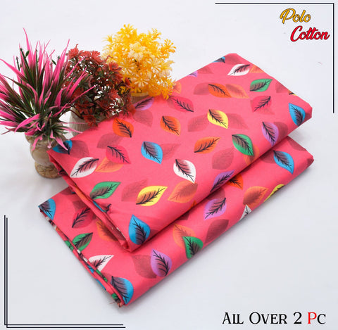 2 PC SUMMER PRINTED POLO COTTON 129