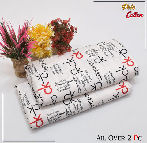2 PC SUMMER PRINTED POLO COTTON 122