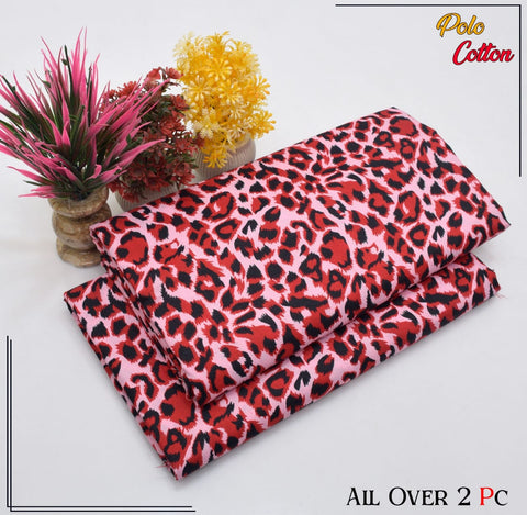 2 PC SUMMER PRINTED POLO COTTON 120