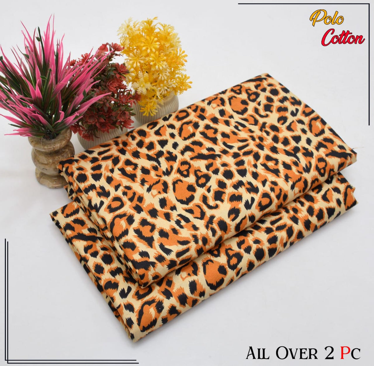 2 PC SUMMER PRINTED POLO COTTON 117