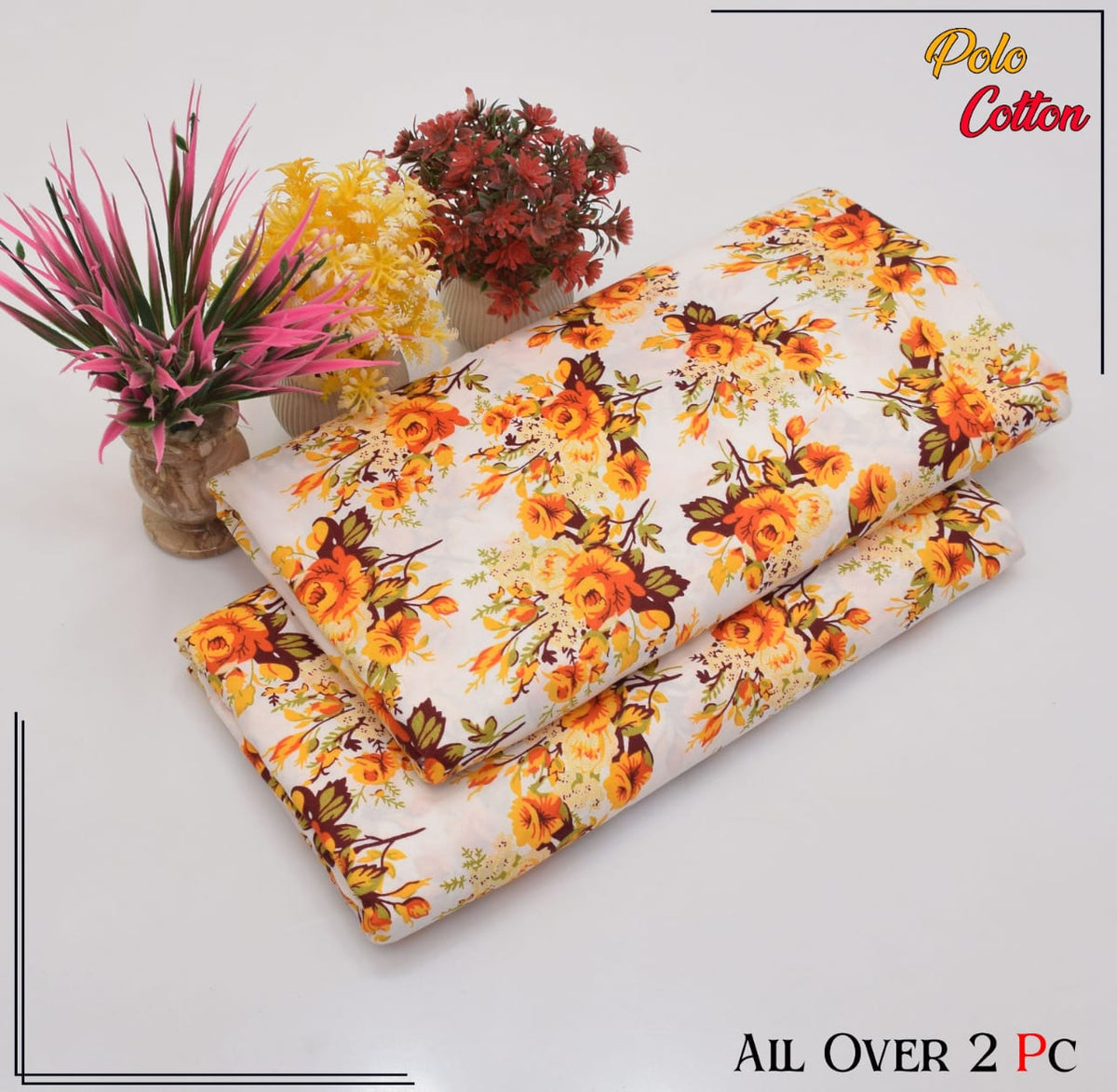 2 PC SUMMER PRINTED POLO COTTON 111