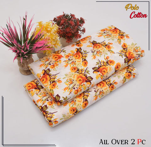 2 PC SUMMER PRINTED POLO COTTON 111