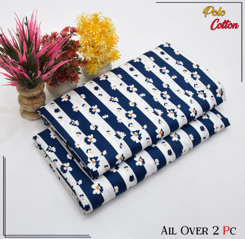 2 PC SUMMER PRINTED POLO COTTON 113