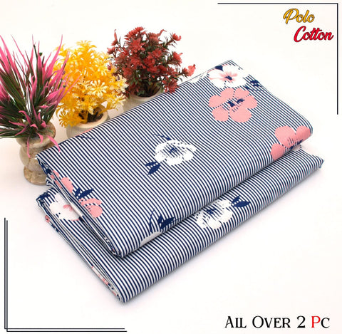 2 PC SUMMER PRINTED POLO COTTON 103