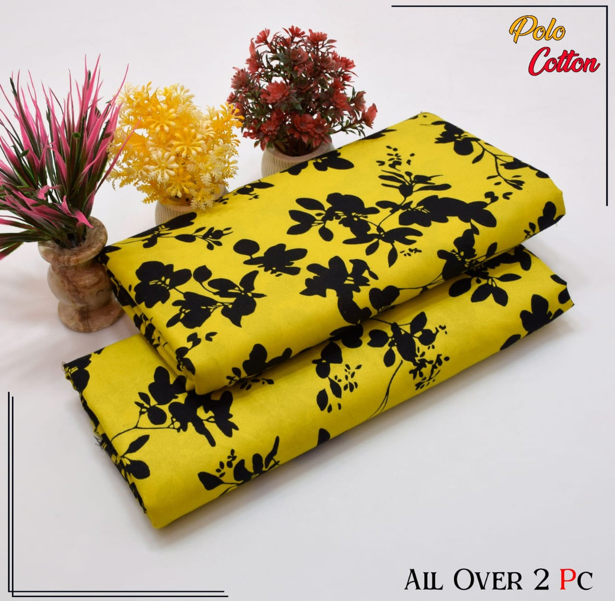 2 PC SUMMER PRINTED POLO COTTON 102