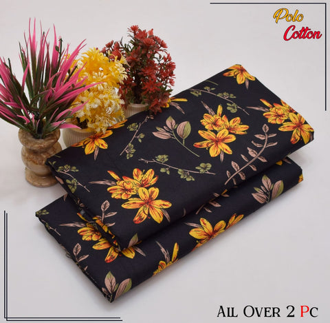 2 PC SUMMER PRINTED POLO COTTON 104