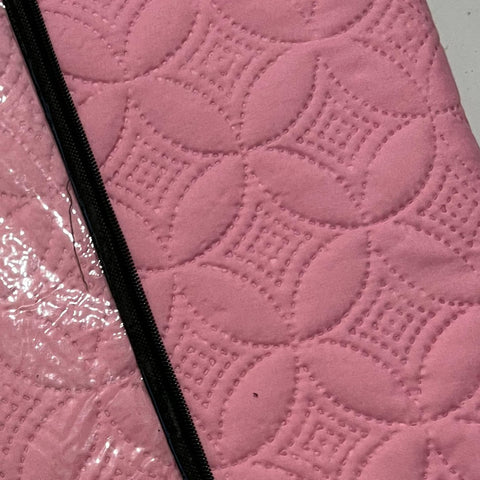 Cotton Quilted Waterproof Mattress Cover - pink