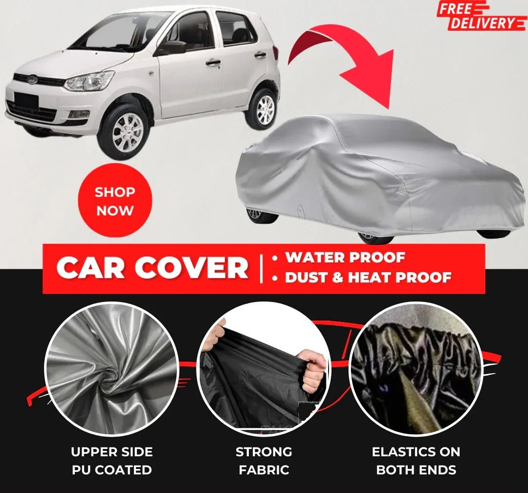 United Bravo 2018-2023 Car Top Cover - Waterproof & Dustproof Silver Spray Coated + Free Bag (Car-03)