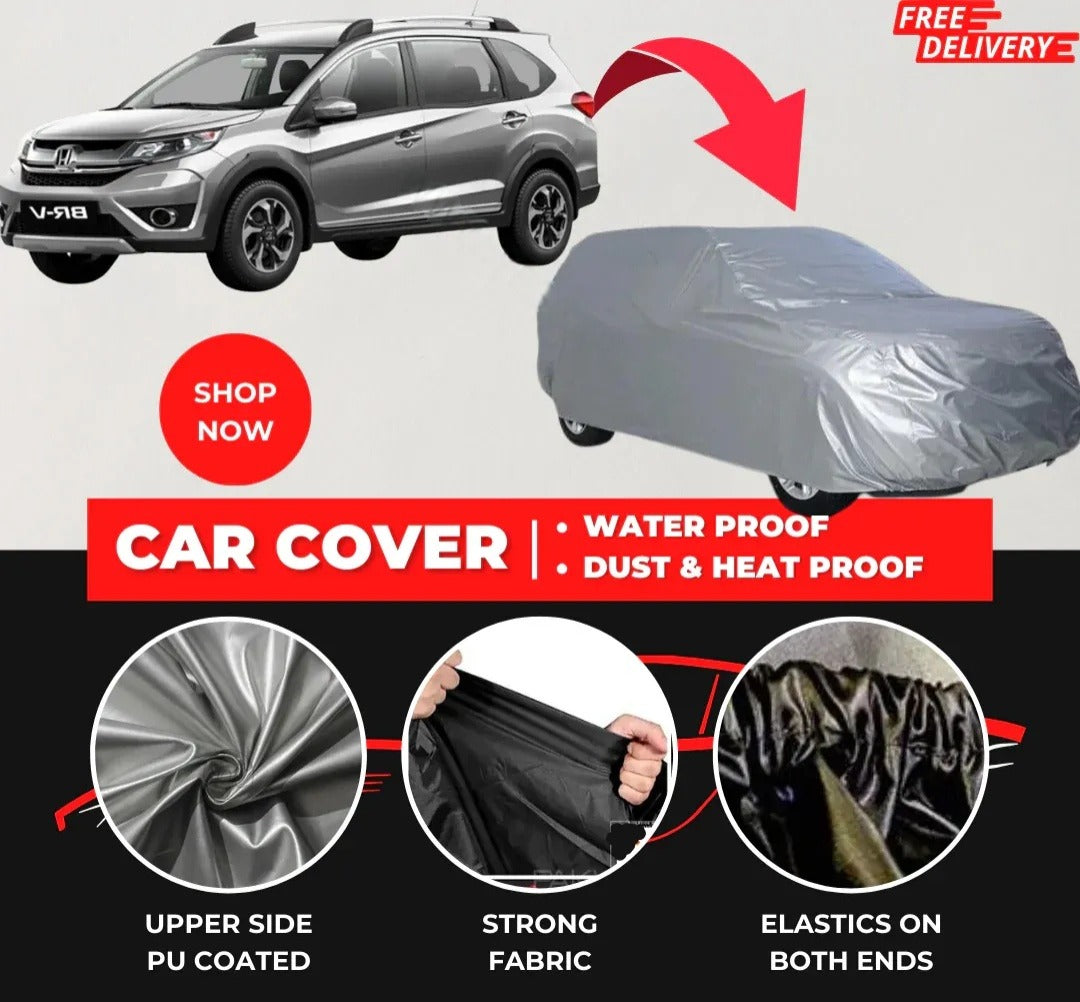 Honda BRV 2017-2023 Car Top Cover - Waterproof & Dustproof Silver Spray Coated + Free Bag (Car-06)