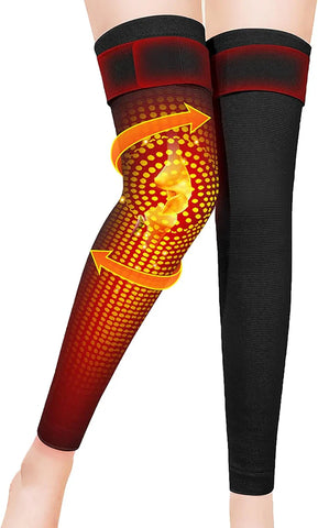 1 Pair Woolen Blend Knee Warmer With Strap