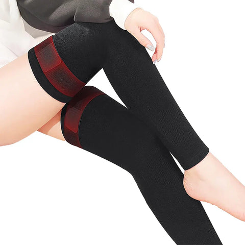 1 Pair Woolen Blend Knee Warmer With Strap