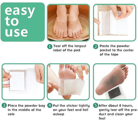 Kinoki Foot Pads – 10 Premium Natural Patches $