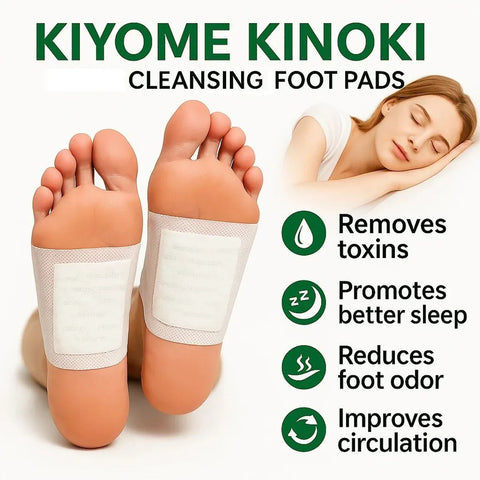 Kinoki Foot Pads – 10 Premium Natural Patches $