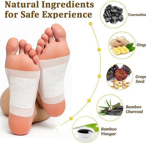Kinoki Foot Pads – 10 Premium Natural Patches $