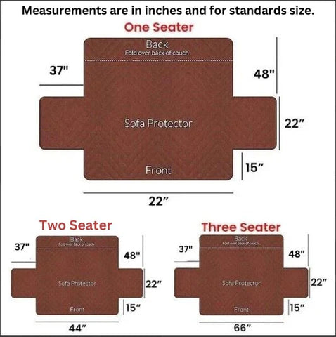 Ultrasonic Quilted Sofa Cover (Maroon)