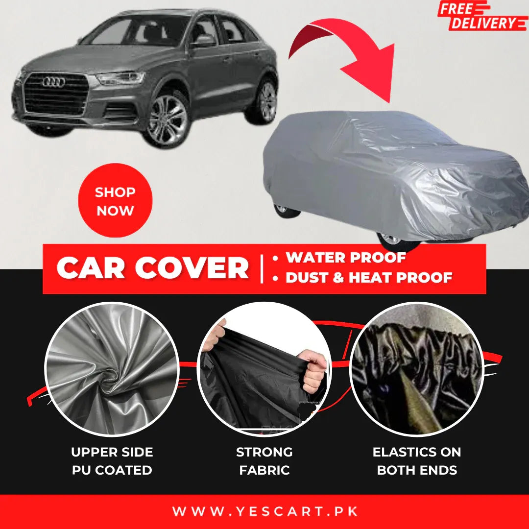 Audi Q3 2012-2023 Car Top Cover - Waterproof & Dustproof Silver Spray Coated +